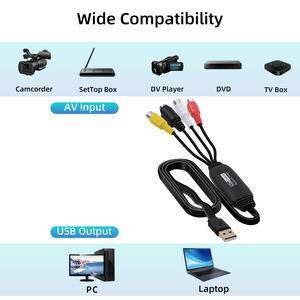 USB 2.0 Audio Video <strong>Capture</strong> <strong>Card</strong> Device Digital Converter <strong>Capture</strong> <strong>Card</strong> Adapter for Mac for PC for Windows for Android - Product Image 5