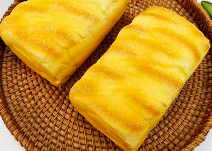 Toast aux flocons de noix de coco