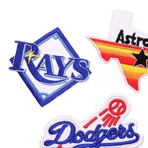Stokta spor MLB takım logosu yama rozetleri için yeni tasarımcı nakış demir beyzbol yamalar üzerinde şapka - Product Image 6