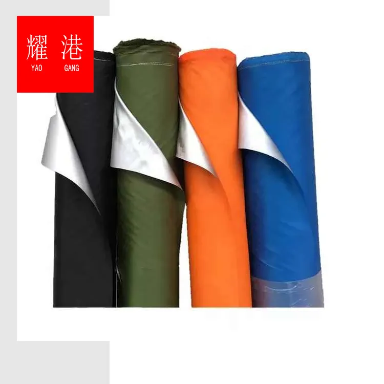 Waterproof 190t Polyester Taffeta Fabric with Silver Coating PU Coated Oxford Woven Type for Tents for Girls