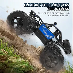 JJRC Q145 Радиоуправляемый гусеничный катер 4WD Радиоуправляемый автомобиль из сплава для скалолазания 2,4 ГГц дистанционное управление транспортным средством 1:16 вездеход внедорожник RTR - Product Image 3
