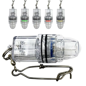 Deep <strong>Drop</strong> Fishing Light AA Battery Underwater Green Squid Net Floating Fish Attracting Lures Lamp With Fishing <strong>Swivel</strong> Pin - Product Image 1