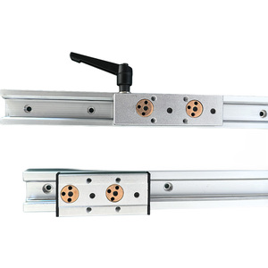 Carril de guía lineal de servicio pesado personalizado de fábrica Carril de guía lineal Carril lineal de perfil de aluminio externo - Product Image 2