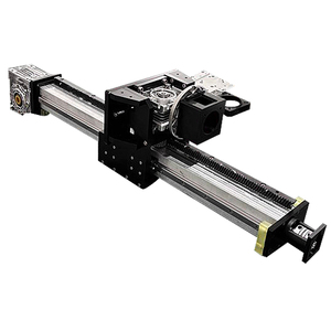 Guía lineal de piñón y cremallera eléctrica CNC de alta precisión de alta resistencia, tobogán de mesa de trabajo, Tobogán de guía lineal móvil de precisión CNC - Product Image 1