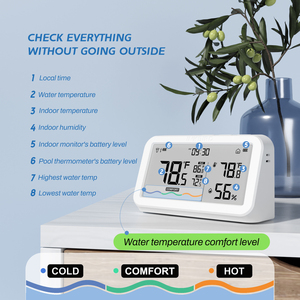 INKBIRD-Termómetro inalámbrico para piscina, pantalla digital de temperatura del agua, sensor de temperatura del agua - Product Image 6