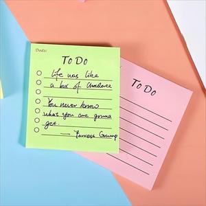 Protection Message Memo N Times Sticky Horizontal Line Note Book Post Myself It Classic Fluorescent Memo - Product Image 6