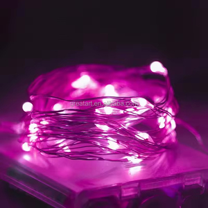 Wholesale 5M <strong>Copper</strong> <strong>Wire</strong> Fairy <strong>Light</strong> <strong>Strings</strong> 50LED 3AAA Battery Operated For Outdoor Wedding Bouquets Christmas Tree Decorations - Product Image 6