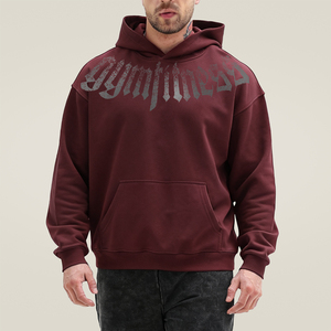 Tùy Chỉnh Người Đàn Ông Của Áo Len Và Hoodies Bông Nặng Thiết Kế Kéo Hơn Hoodies Quá Khổ Trống Người Đàn Ông Của Áo Các Nhà Sản Xuất - Product Image 4