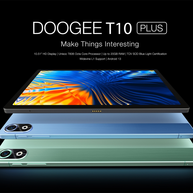 DOOGEE T10 Plus Tablet PC - 10.51 Inch Android 13 Tablet