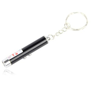 Новый дизайн лазерная указка брелок со светодиодным фонариком - Product Image 3