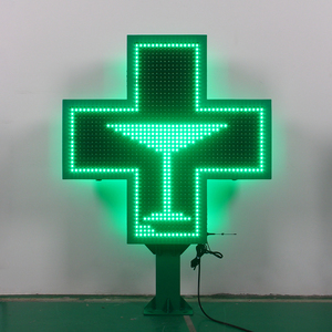 Animierte Steuer karte LED P16 RGB Programm bildschirm LED Apotheke Kreuz schild mit Wifi-Steuerung