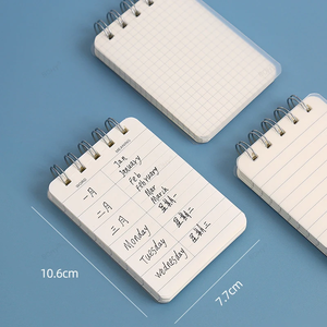 200 pagina di linea Mini tasca A7 a spirale intelligente diario per fare Notepad parola griglia vuota diario taccuino - Product Image 5