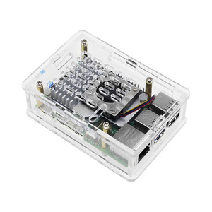 <strong>Raspberry</strong> <strong>Pi</strong> 5 Acrylic <strong>Case</strong> with Cooling Fan Compatible with <strong>Raspberry</strong> <strong>Pi</strong> 5 Official Active Cooler for <strong>Raspberry</strong> <strong>Pi</strong> 5 - Product Image 6