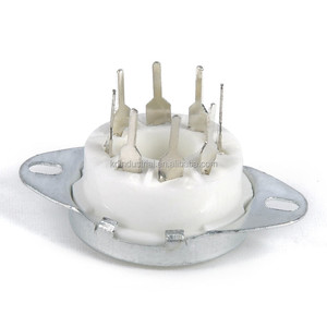 オーディオチューブアンプ真空管用オクタルセラミックチューブソケット5U4G 6550 6SN7 KT66 <span class=keywords><strong>KT88</strong></span> EL34