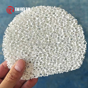 中国批发10-40ppi氧化铝陶瓷泡沫过滤器，用于熔融金属铝合金过滤
