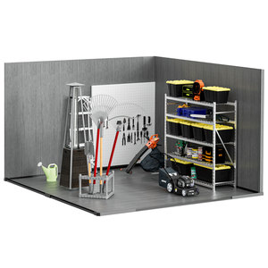 โรงเก็บของในสวนพลาสติกสีเทาโรงเก็บของเครื่องมือ5X9 10X12 8X10 6X8 - Product Image 3