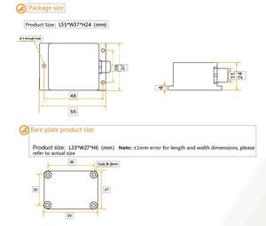 BWSENSING IMU MEMSセンサーIMU127精度2デジタル出力RS232RS485TTLオプションのModbus - Product Image 3