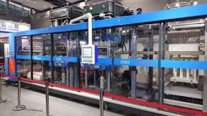 自动三工位热成型机PP快餐盒钢真空成型机PLC控制系统建筑新 - Product Image 3