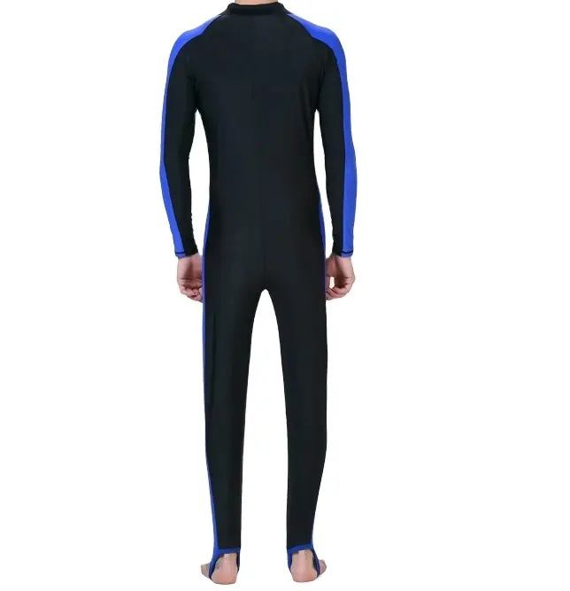 Erkekler için tek parça güneş koruma mayo dalış anne erkekler için uzun kollu sörf Wetsuit dalgıç kıyafeti