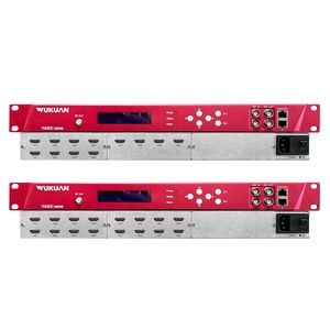 HD-MI de 16 canales con salida de Entrada IP ASI, modulador codificador de satélite AV a DVB T ISDB T - Product Image 1