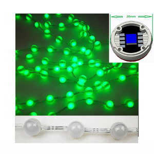 3D cadena personalizada RGB Pixel LED luces de cadena de Control DMX de la luz de la bola de DC12V - Product Image 4