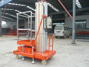Piattaforma di lavoro aerea monoalbero 6m 8m 10m-struttura pieghevole portatile - Product Image 3