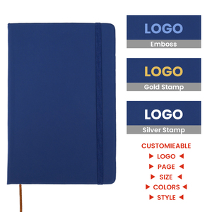 Custom <strong>Printing</strong> A5 Size PU Leather Journal Diary 100 Sheets <strong>Elastic</strong> Band Factory Price Personalized <strong>Notebook</strong> Thread Sewing - Product Image 5