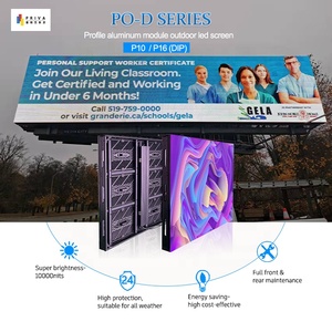 Sıcak satış PO-D serisi P10/P16 (dipenergy) enerji tasarrufu ile açık Led ekran; Akıllı parlaklık otomatik olarak - Product Image 5