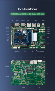 Sistema integrado DIT ARM RK3568 RK3588 Mini PC NPU Puerto serie USB Gestión Android Ubuntu Linux Computadora industrial operativa - Product Image 6