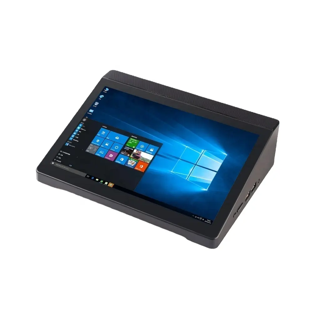 Mini tablette PC de bureau J3355, 10.1 pouces, écran tactile, boîtier TV, double Core, windows 10, tout-en-un