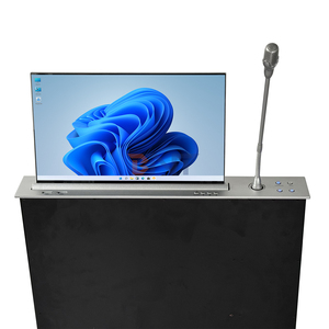 会議システム用BNT超薄型デスクトップ自動コンピューター液晶モニターリフト - Product Image 3