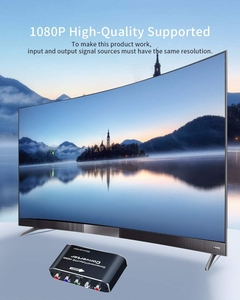 YPbPr-componente convertidor a HDMI, adaptador R/L 5RCA RGB a HDMI, convertidor de Audio y vídeo - Product Image 6