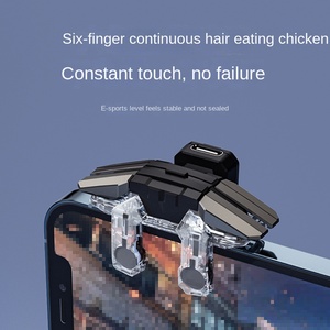 JS65 Six-Finger Chicken-Eating Artifact Universal Android Aiming Joystick &amp; Game <strong>Controller</strong> <strong>New</strong> Product - Product Image 3