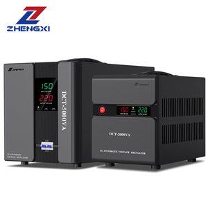 PC-DCT Automatic Voltage Stabilizer AVR 500VA to 5000VA Relay Control Single Phase LCD Display for Air Conditioner <strong>SVC</strong> Use - Product Image 1