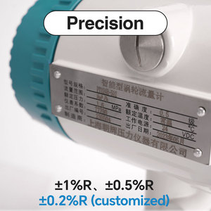 Medidor de flujo mecánico de turbina hidráulica con pantalla LED de combustible de amoníaco líquido de con salida de pulso - Product Image 6