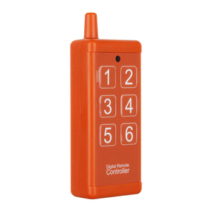 DC3.7V 6 pulsanti RF telecomando Wireless 315/433MHz universale USB batteria ricaricabile industria telecomando senza fili - Product Image 2