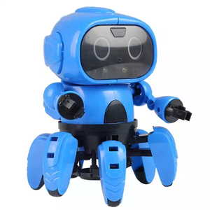 Hareket sensörü engellerden kaçınma yaratıcı oyuncaklar elektrikli programlanabilir akıllı kızılötesi Radar Rc Robot çocuklar için Robot oyuncaklar