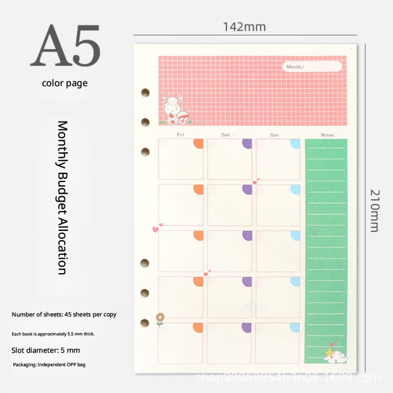 A5 coloré
