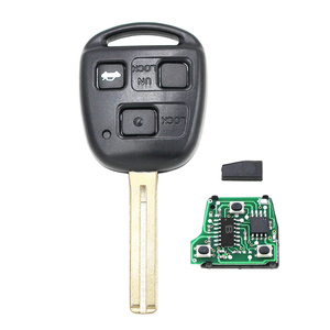 กุญแจรีโมทรถยนต์3ปุ่ม315Mhz 4D68ชิปสำหรับ Lexus ES300 GS300 GS400 GS430 IS300 LS400 FCC ID: HYQ1512V TOY48ใบมีด Uncut - Product Image 1