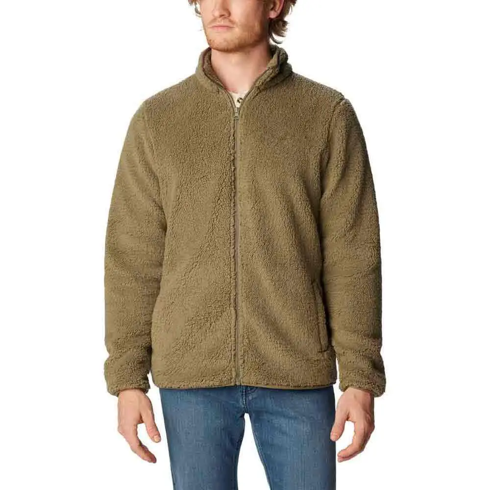 उच्च गुणवत्ता वाले अनुकूलन स्टैंड कॉलर ठोस रंग ध्रुवीय फ्लेक्स मोटी सर्दियों की आउटडोर शैली ध्रुवीय ऊन जैकेट
