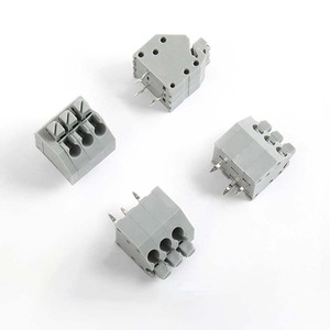 250-3.5mm PCB Screwless <strong>Spring</strong> <strong>Terminal</strong> <strong>Block</strong> Grey Color Screwless <strong>Terminal</strong> <strong>Block</strong> - Product Image 2