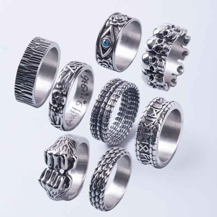 Joyería para hombre, chapado en oro de 18 quilates, diamante cuadrado, corte cuadrado, zafiro azul, estilo, encantadores anillos de cristal para hombre
