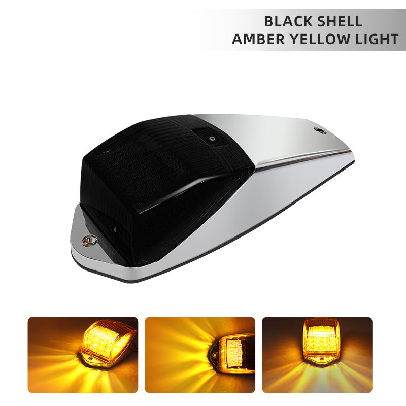 Black Shell-Yellow Light-1PCS