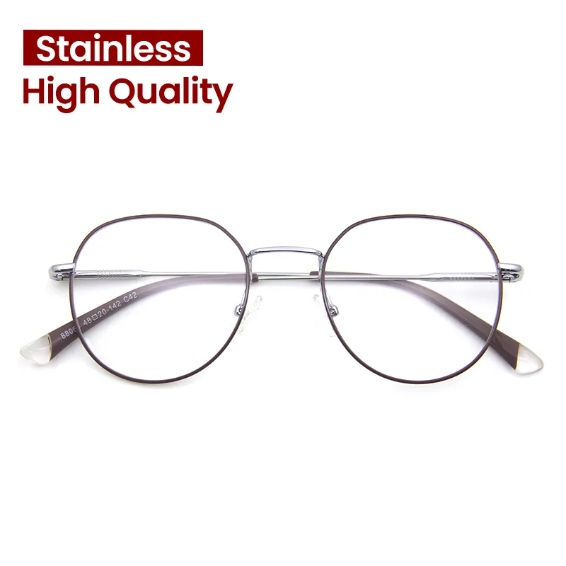 Frames Modern Glasses Korean Round Metal Frame Fronts Womens And Man Eyeglasses River Optical