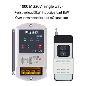 220V Dual Wireless Fernbedienung schalter 500 Meter Intelligente Licht-und Wasserpumpen motors teuerung mit 10A max. Strom - Product Image 2