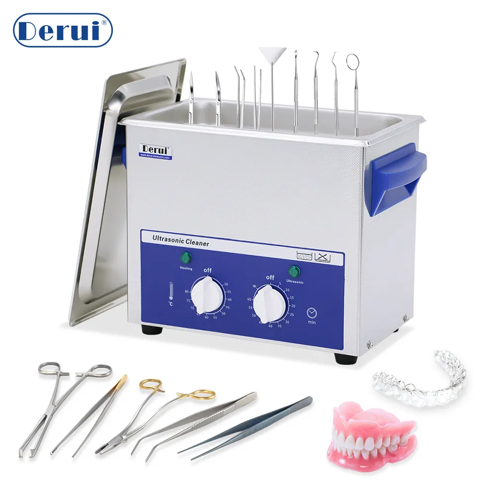 Dental ultra-sônico limpador doméstico dentaduras ultra-sônica limpeza máquina para instrumentos cirúrgicos uso clínica