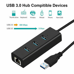 Gigabit USB Ethernet Adapter Scheda di Rete USB 3.0 a RJ45 HUB per MacBook - Product Image 3
