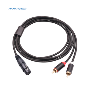 2合1 XLR至RCA适配器XLR母至双RCA Y分离器电缆 - Product Image 1