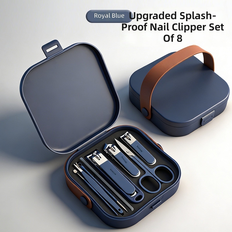 ensemble de coupe-ongles bleu ciel-8 pièces