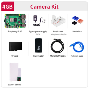 Raspberry Pi 4B 2G 4G 8G Board und Starter Kit für ROS AI Visual Gameplay Learning - Product Image 3
